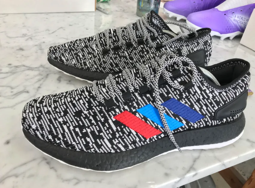 2 Pairs of Adidas- Repaint Stripes- Custom Order