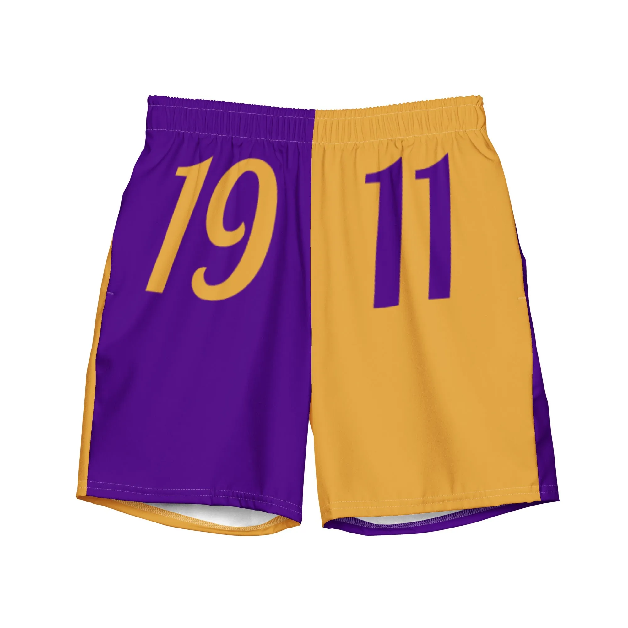 2-Toned Que 1911 Swim Trunks