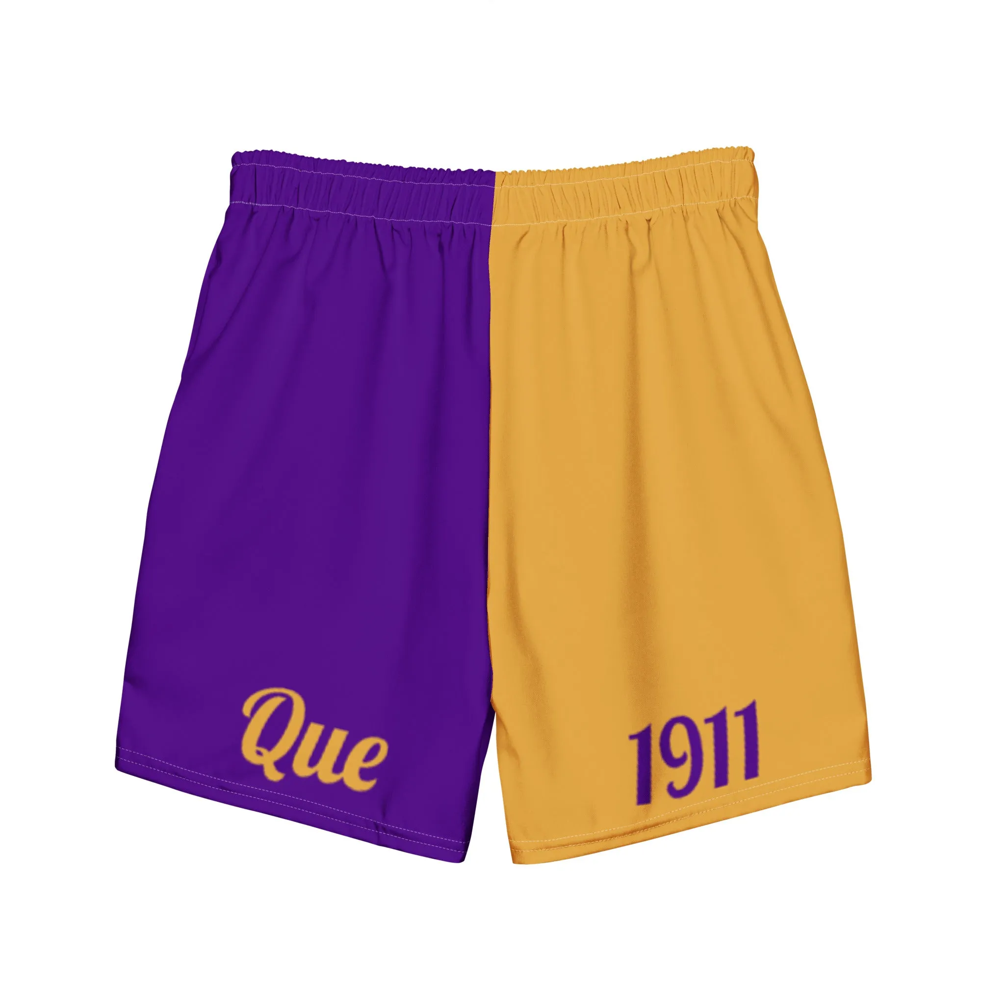 2-Toned Que 1911 Swim Trunks