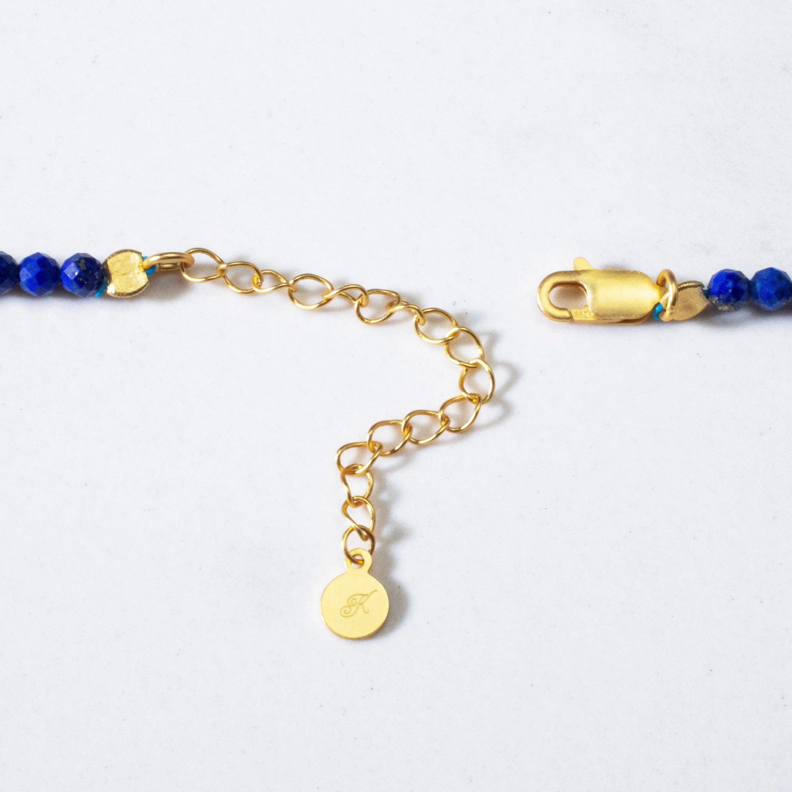 3mm Lapis Faceted 31 Necklace / Multi Wrap Bracelet