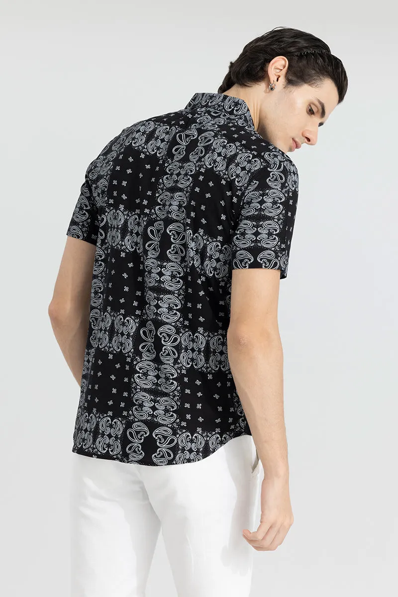 Acoustic Paisley Black Shirt