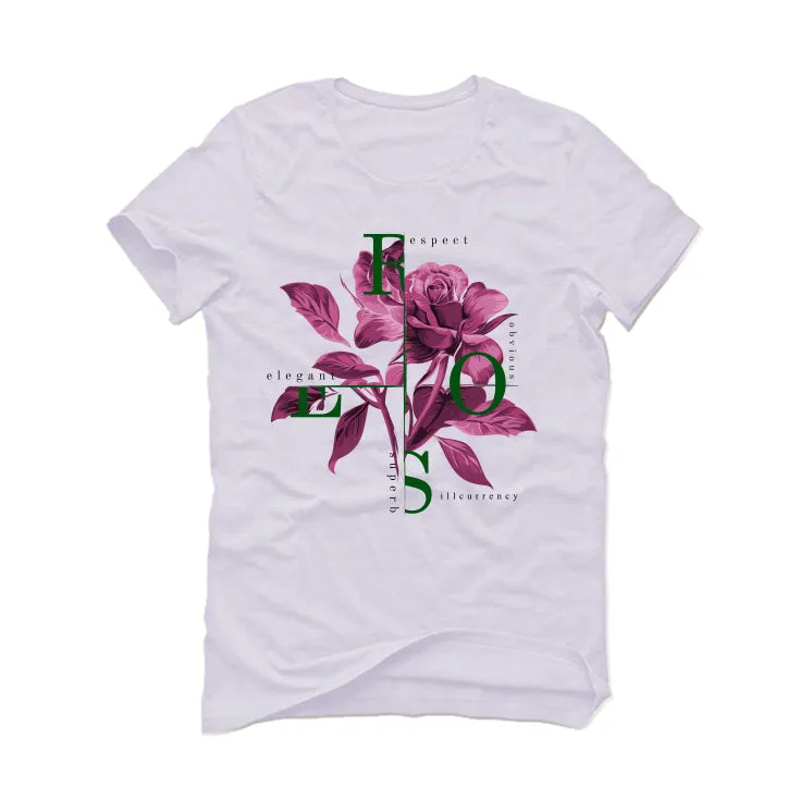 Air Jordan 12 "Floral"  White T-Shirt (Roses)