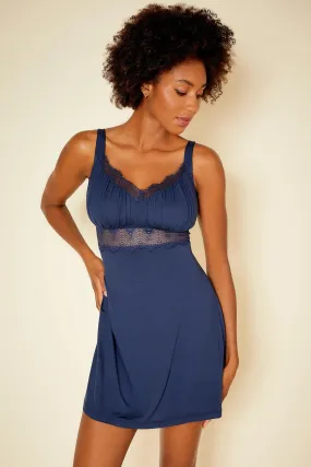 Allure Curvy Chemise | Navy