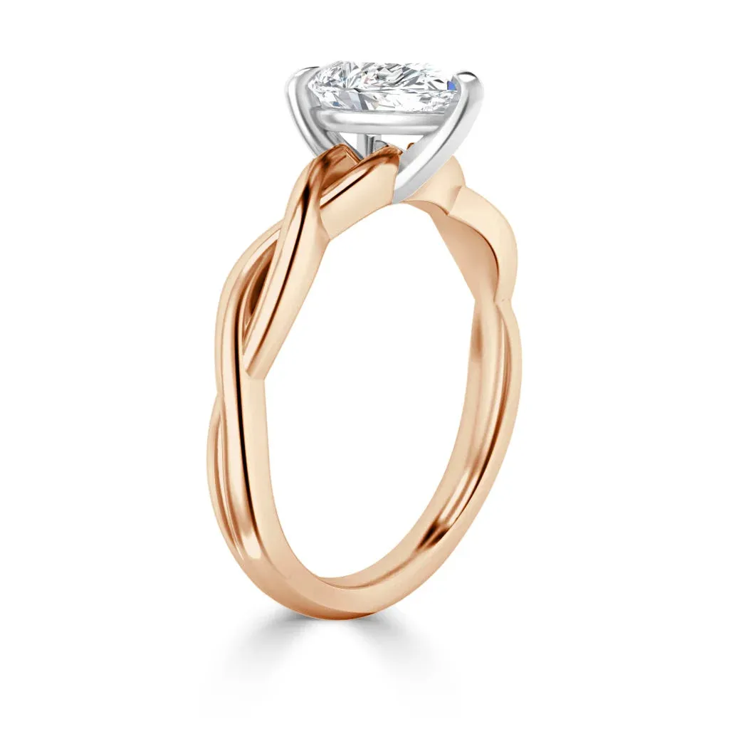 Anastasia - 18ct Rose Gold - Pear