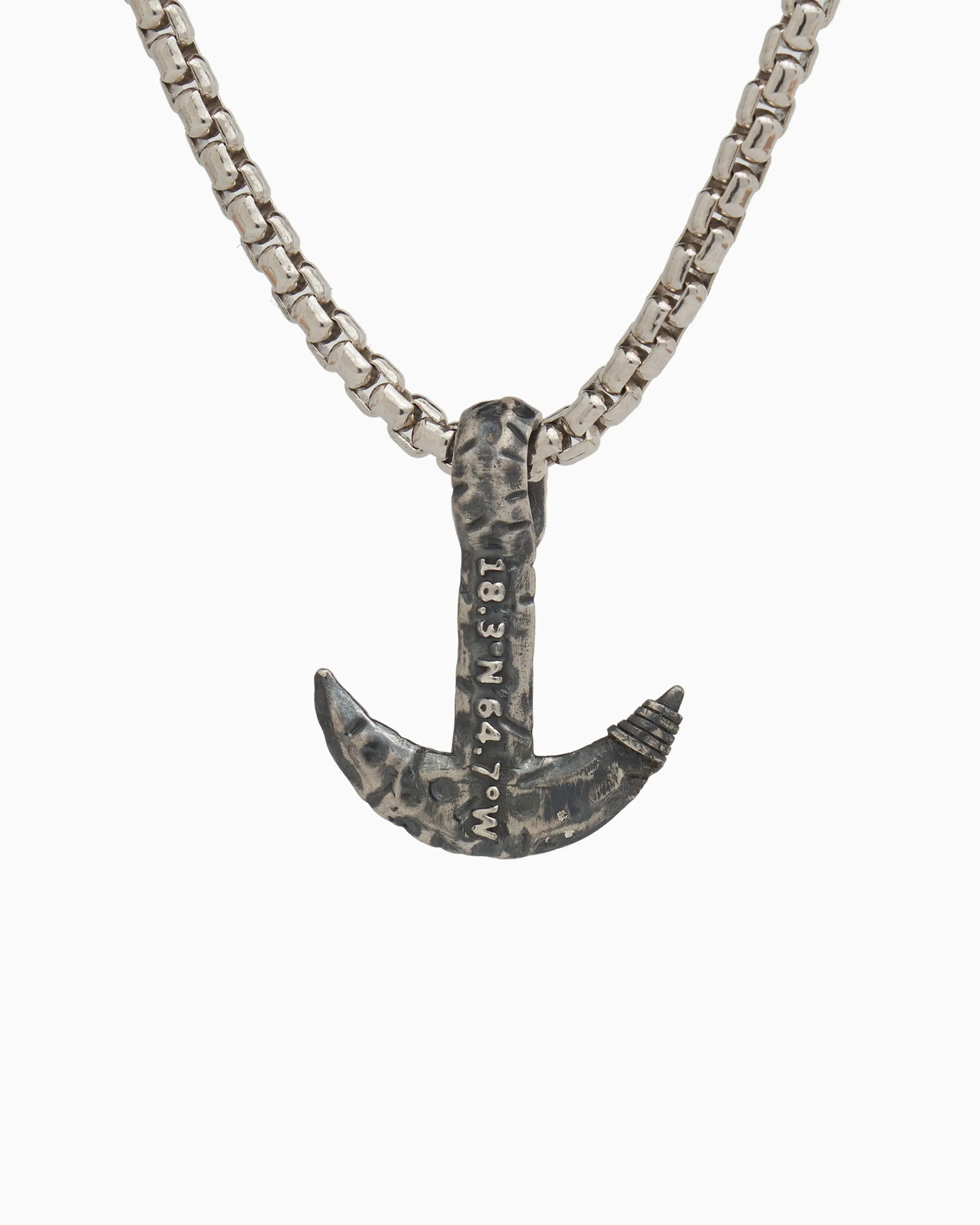 Anchor Pendant with St. John Coordinates