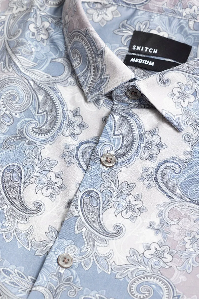 Antic Paisley Grey Shirt