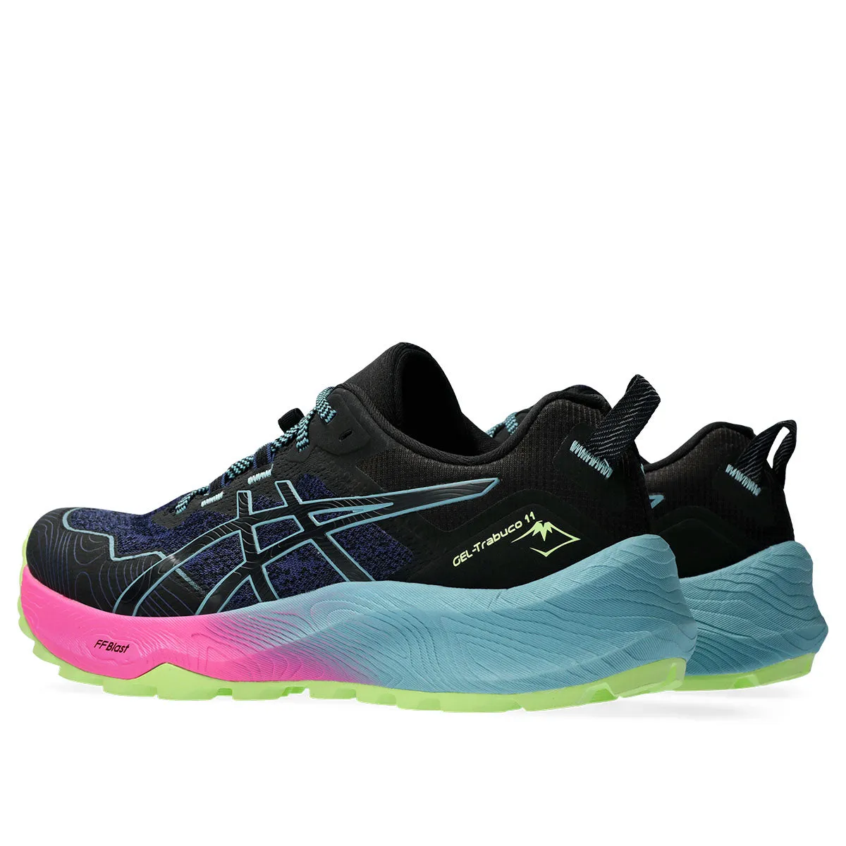 Asics Gel Trabuco 11 Women Black Gris Blue  '  11 