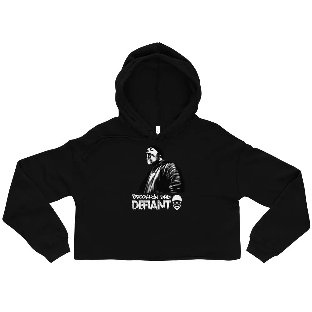 BDD Women's Crop Hoodie in black