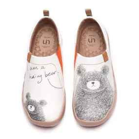 BE WITH YOU Cute Bear Female Flat Shoes