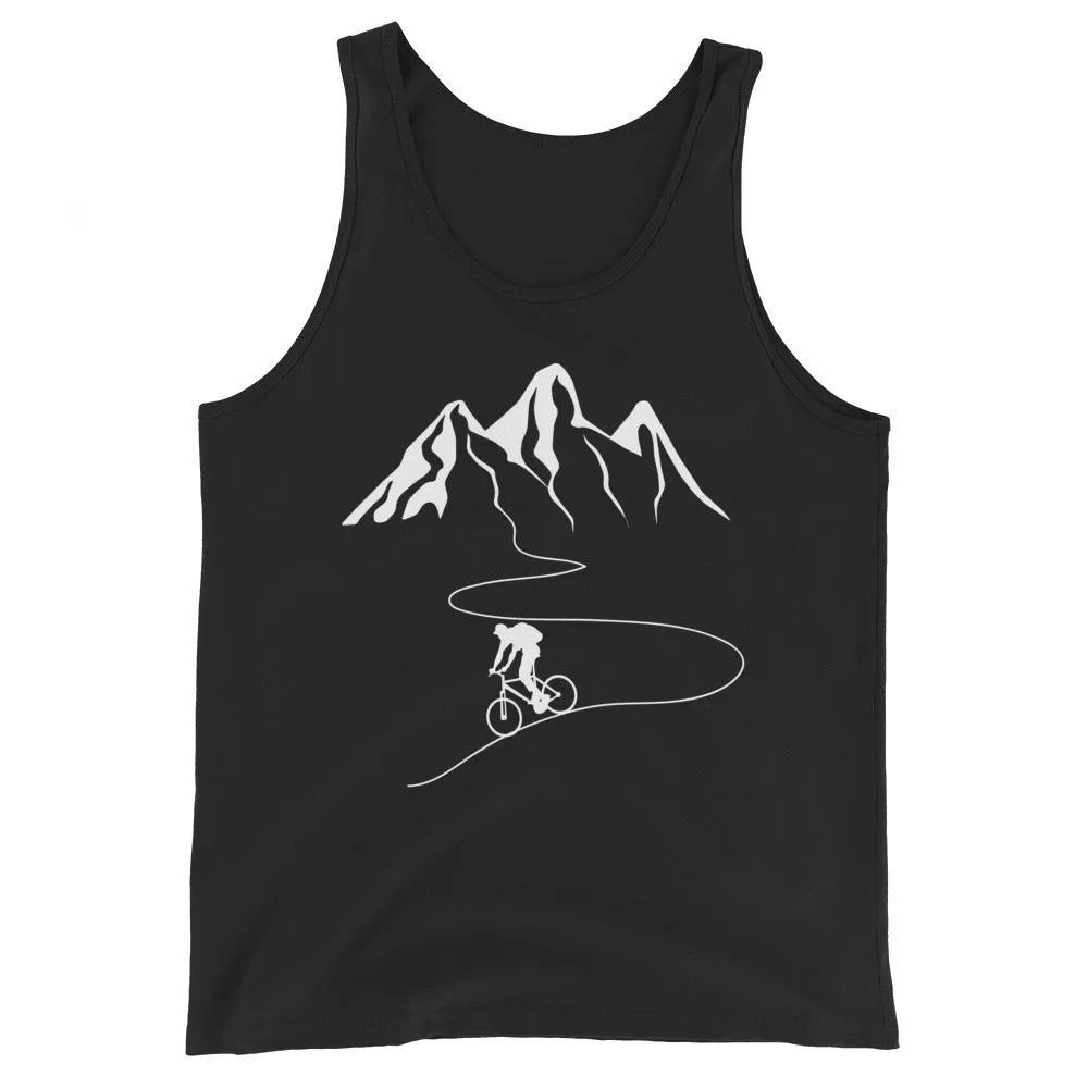 Berge - Kurve Linie - Radfahren -  - Men’s Staple Tank Top | Bella   Canvas 3480