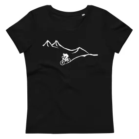 Berge - Kurve Linie - Radfahren -   - Women's Fitted Eco Tee | Stanley/Stella STTW032