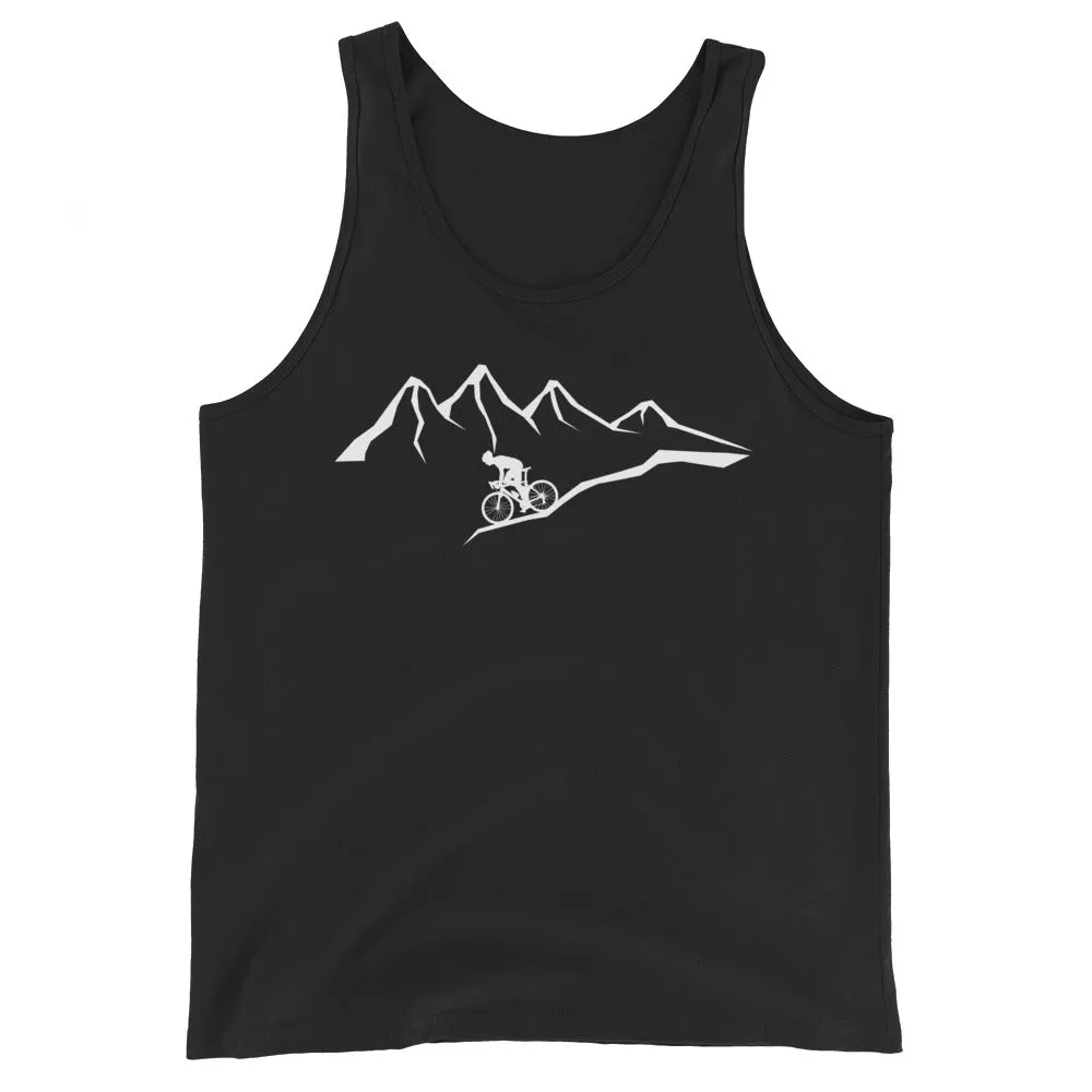 Berge - Radfahren - (F) (14) - Men’s Staple Tank Top | Bella   Canvas 3480