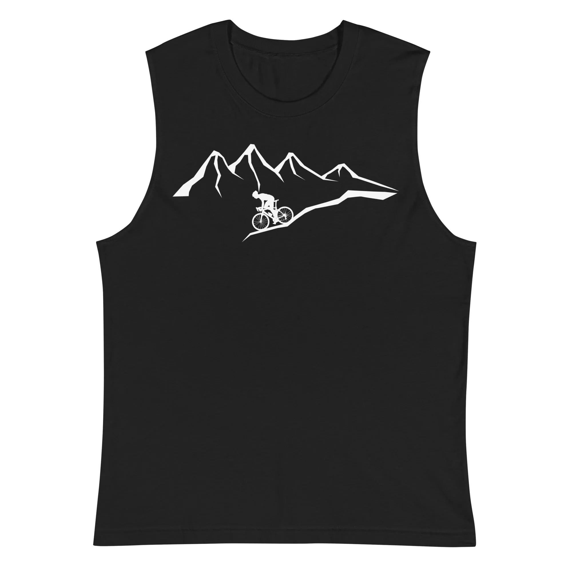 Berge - Radfahren - (F) (14) - Unisex Muscle Shirt | Bella   Canvas 3483