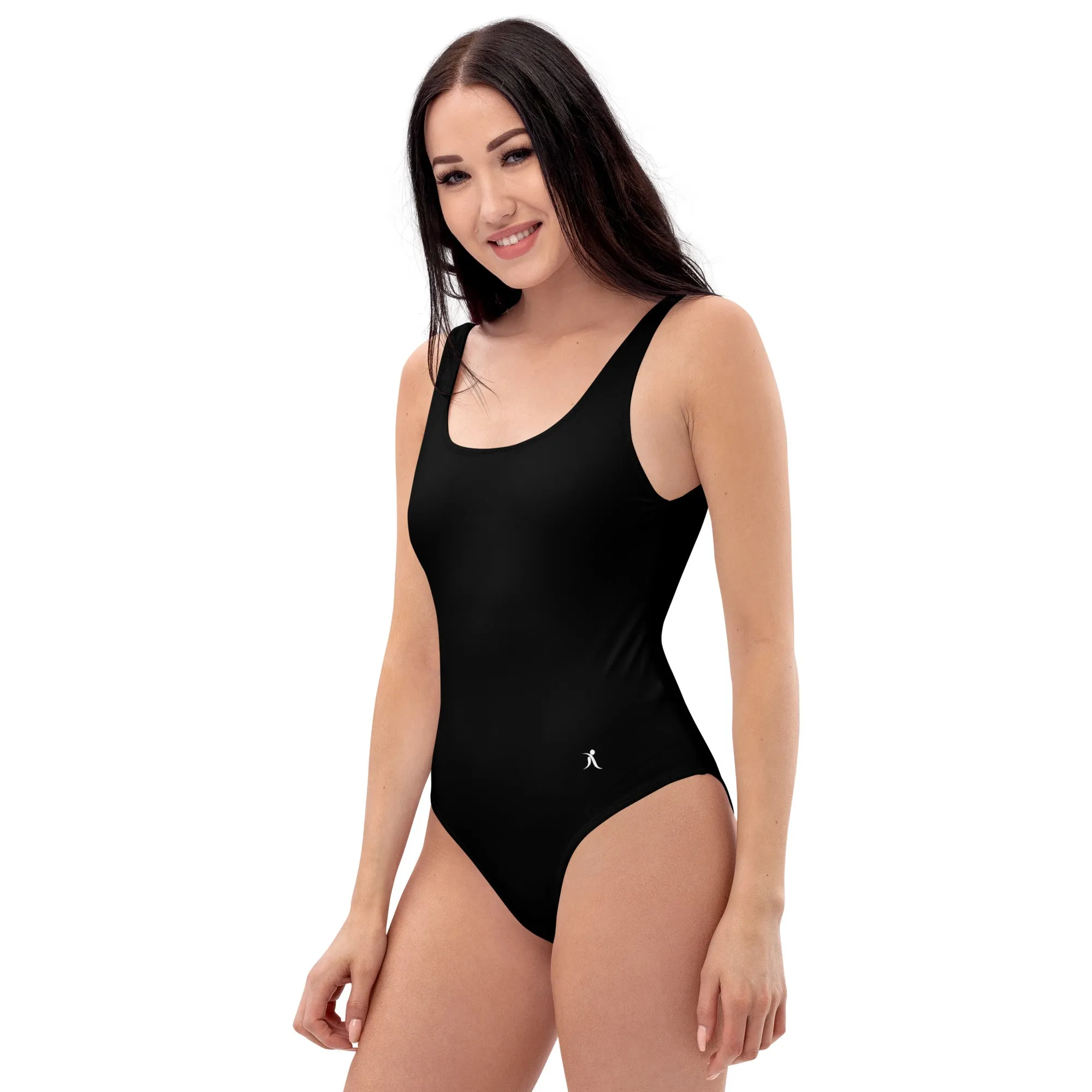 Black One-Piece Swimsuit