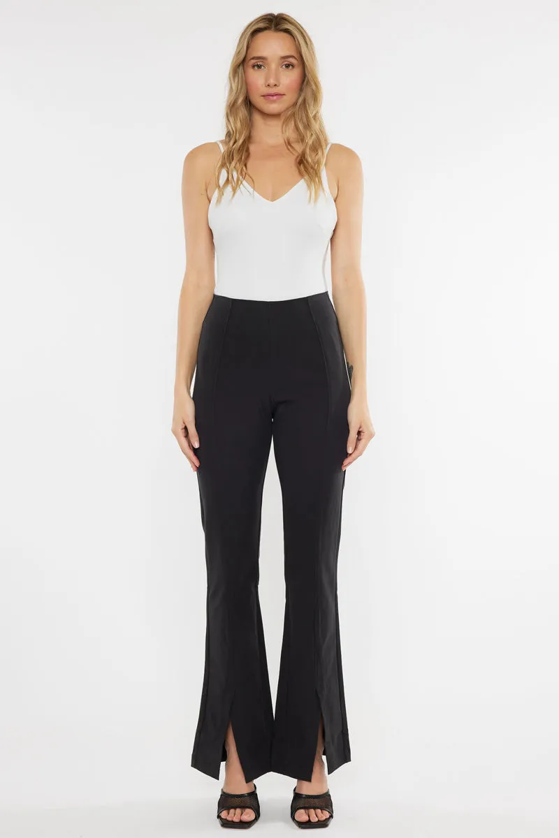 Brenda Ultra High Rise Flare Satin Pants