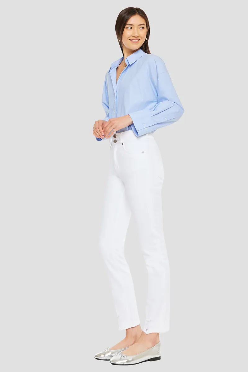 Cadence Ultra High Rise Slim Straight Leg Jeans