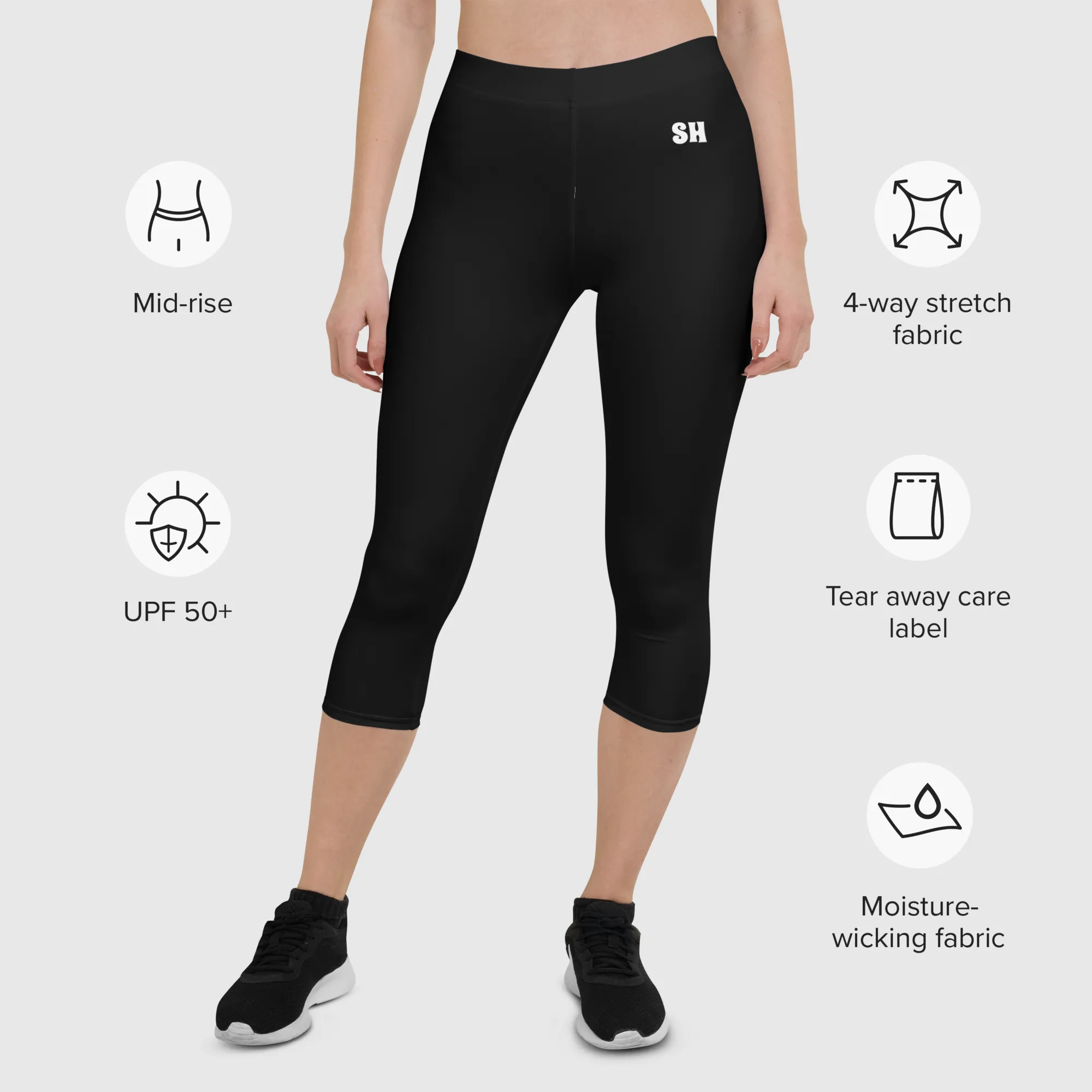 Capri Leggings - Black