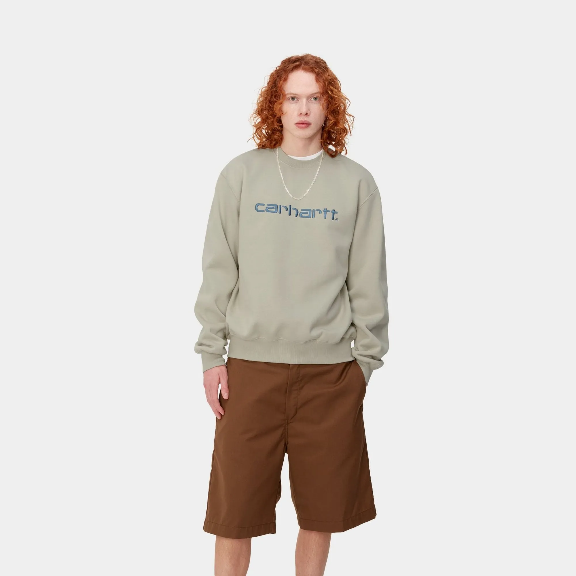 Carhartt Sweatshirt | Beryl / Sorrent