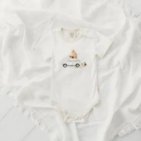 Child Of Mine Organic Cotton Bodysuit - Golden Beetle