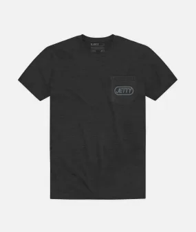 Circuit Pocket Tee - Charcoal