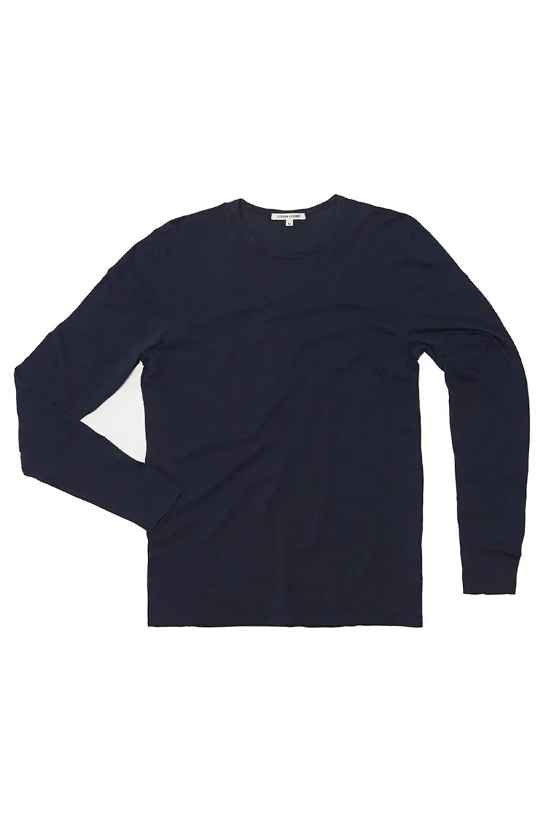 Classic Crewneck Tee in Super Navy