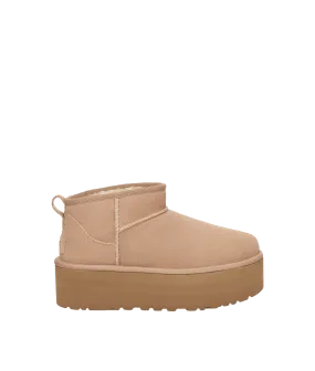 Classic Ultra Mini Platform Boot - Cream