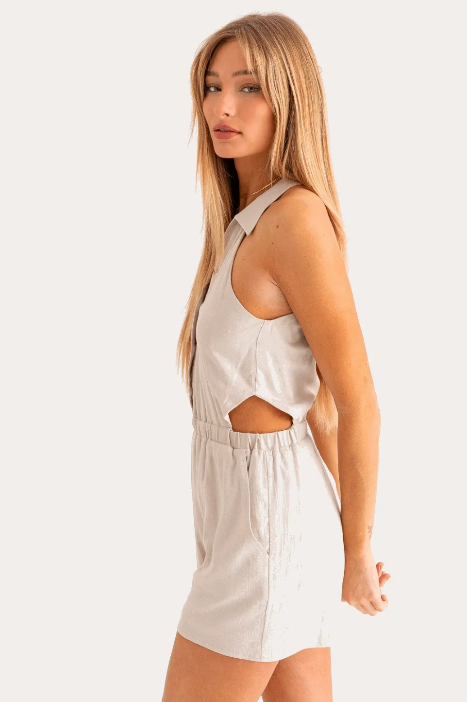 Collared Romper