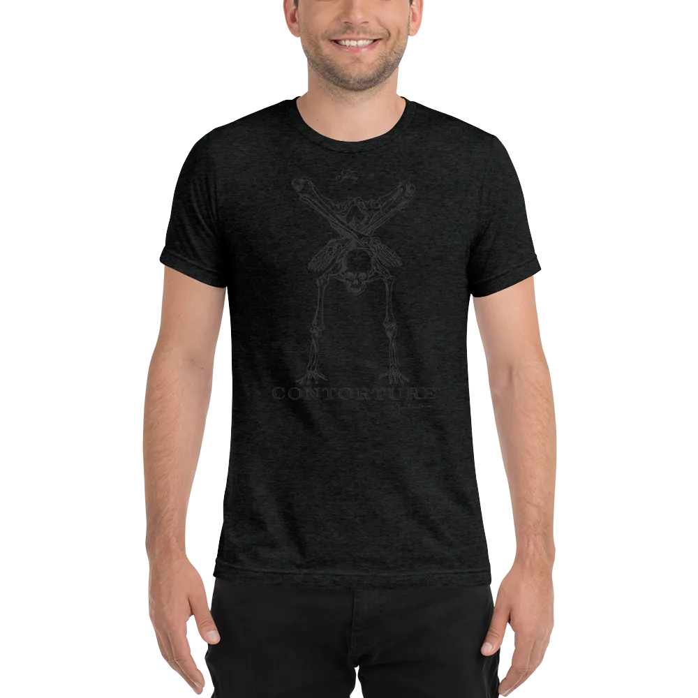 CONTORTURE Short sleeve CONTORTION t-shirt: CLASSIC BLACK