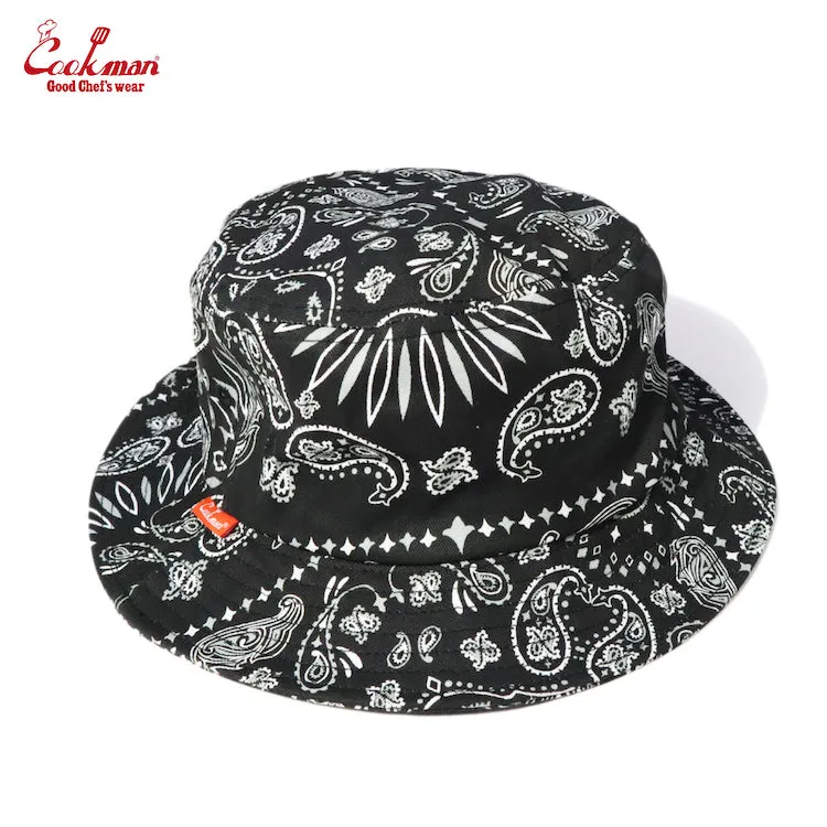 Cookman Bucket Hat - Paisley Black