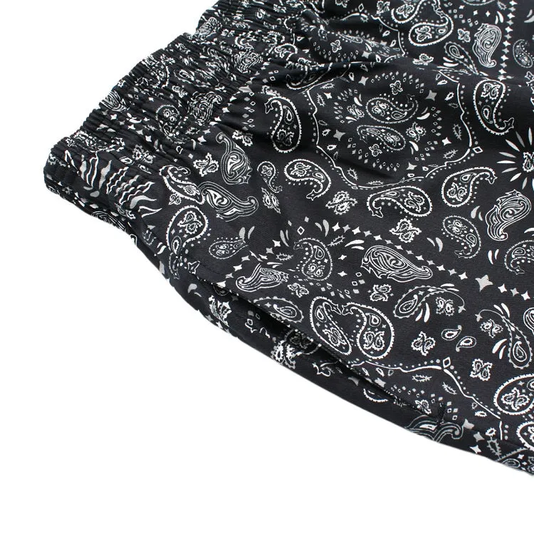 Cookman Chef Short Pants - Paisley : Black