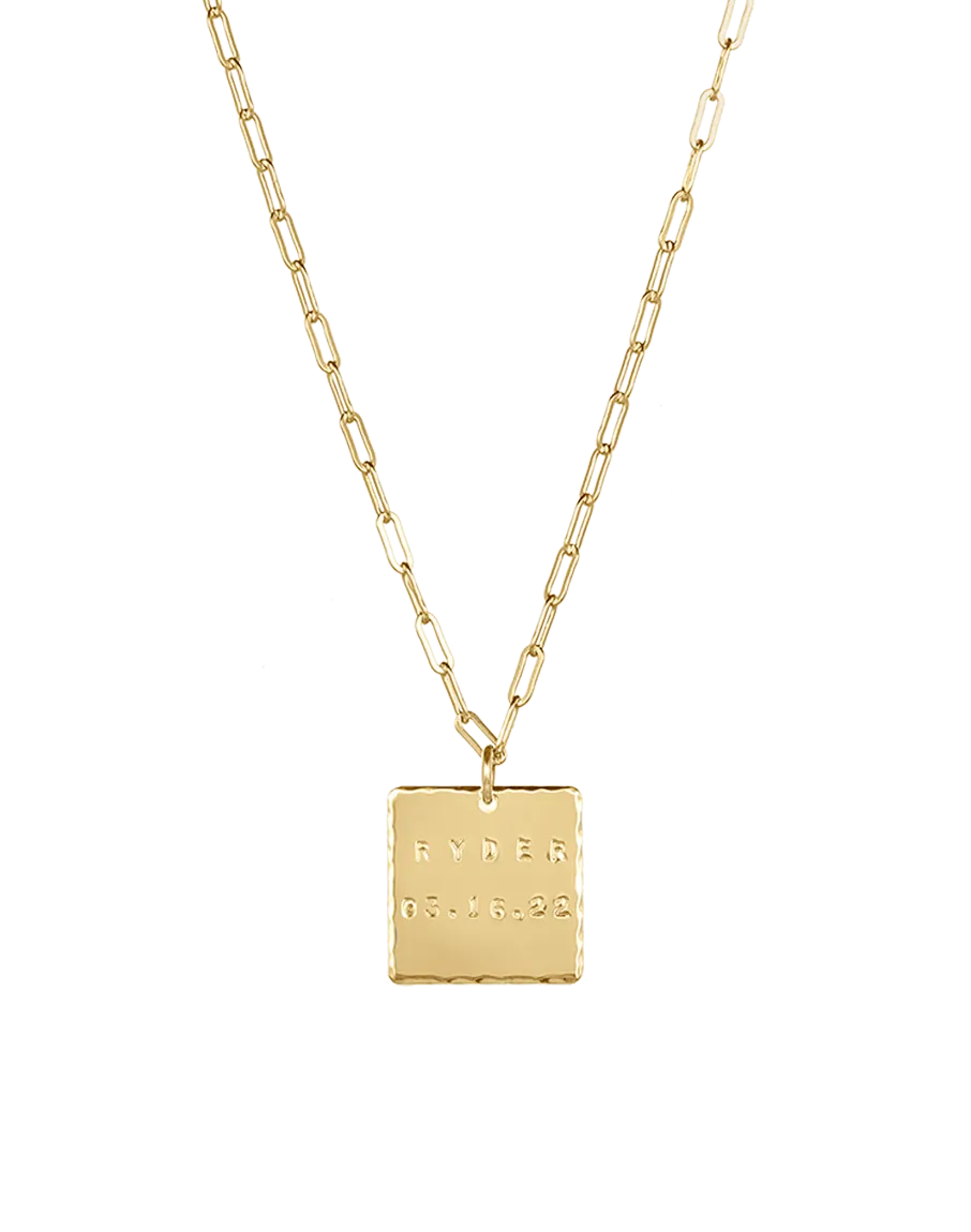 Custom Square Necklace