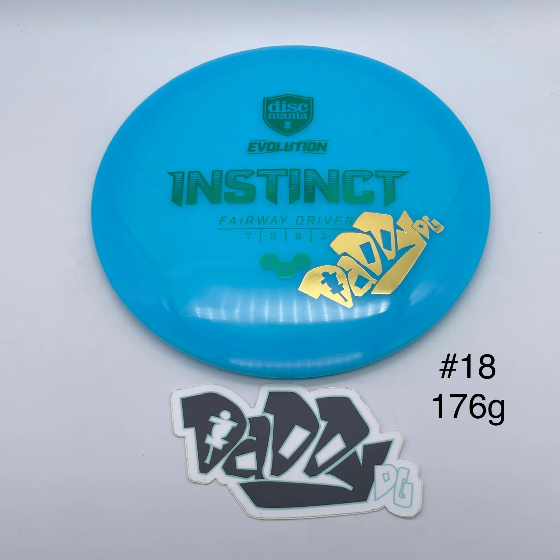 Discmania Evolution Neo Instinct Fairway Driver w/ Custom Daddy DG Stamp