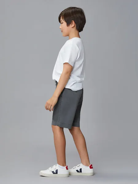 DL1961 Boys Jacob Slim MOSS Chino Shorts_Grey 4401