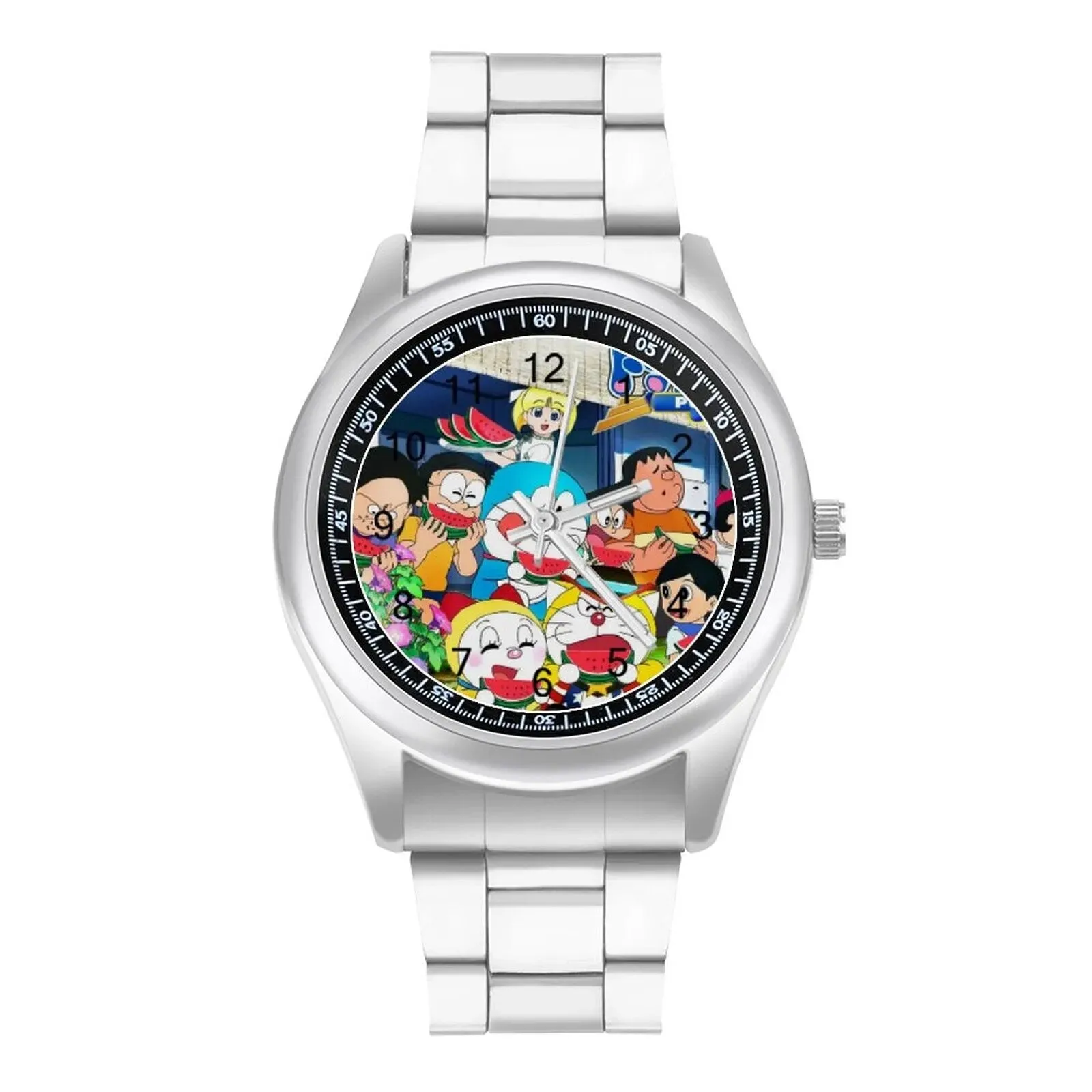 Doraemon Quartz Watch Business Elegant Wrist Watch Stainless Photo Hit Sales Boys Wristwatch