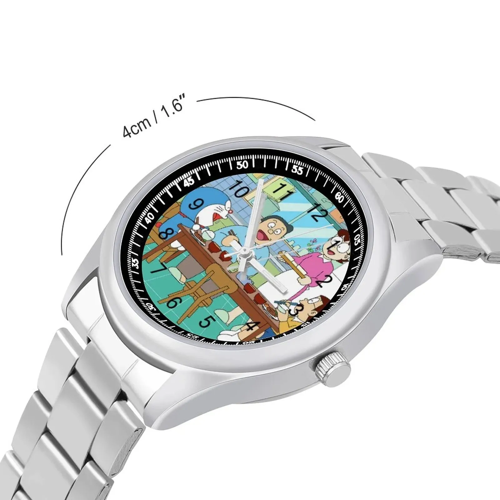 Doraemon Quartz Watch Business Elegant Wrist Watch Stainless Photo Hit Sales Boys Wristwatch