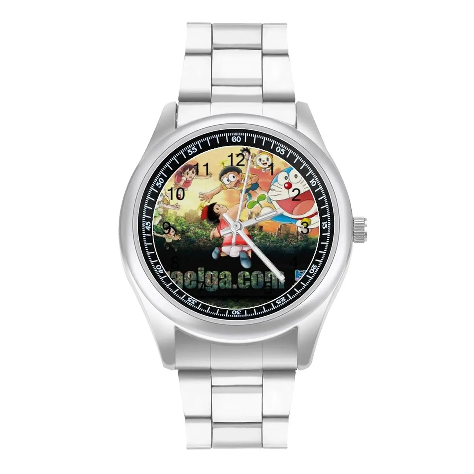 Doraemon Quartz Watch Business Elegant Wrist Watch Stainless Photo Hit Sales Boys Wristwatch