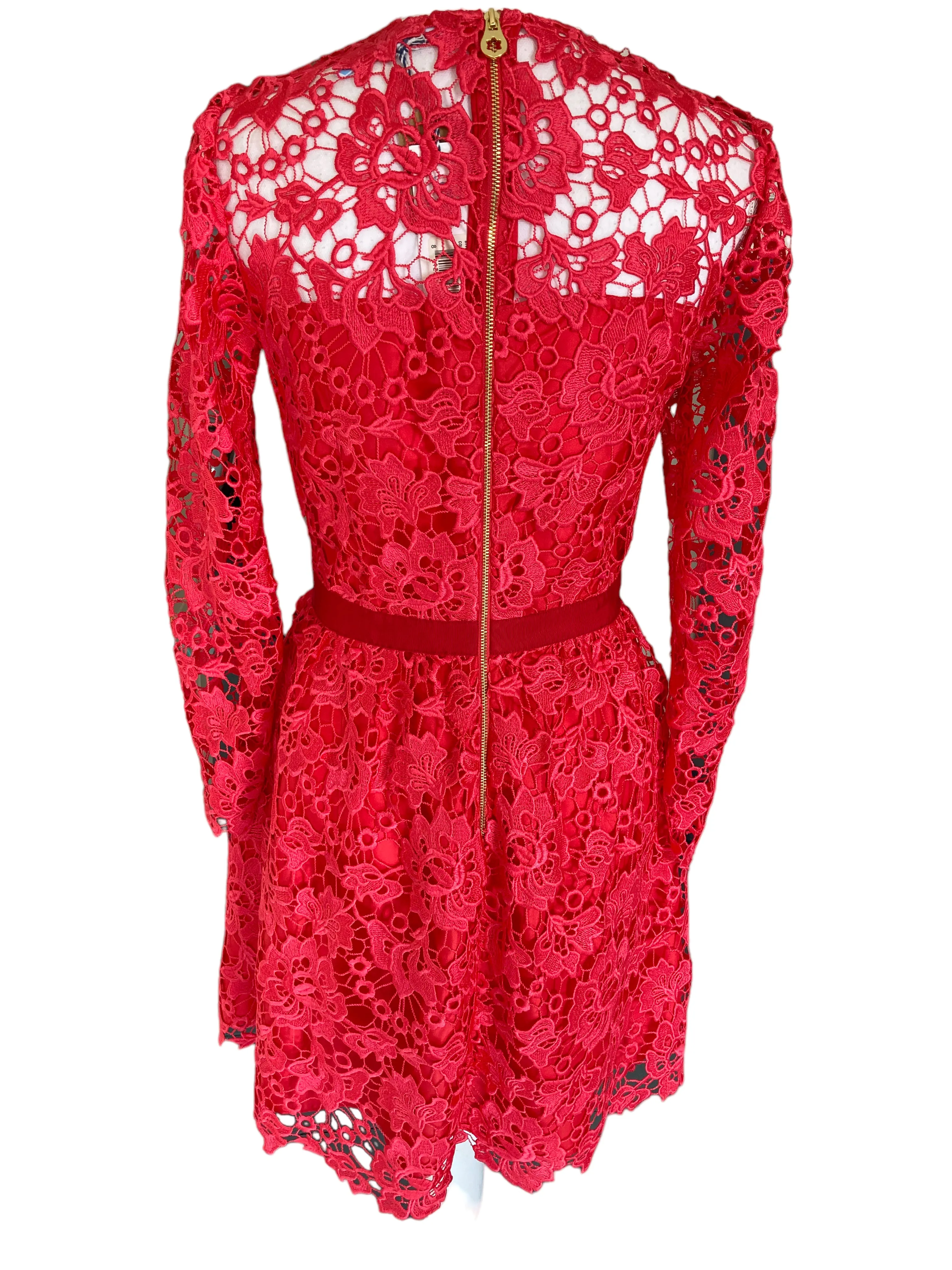 Draper James Red Lace Part Dress, 2