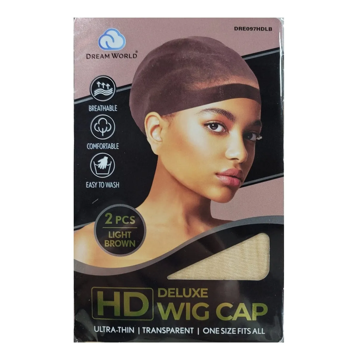 DREAM WORLD | HD Deluxe Wig Cap 2PCS