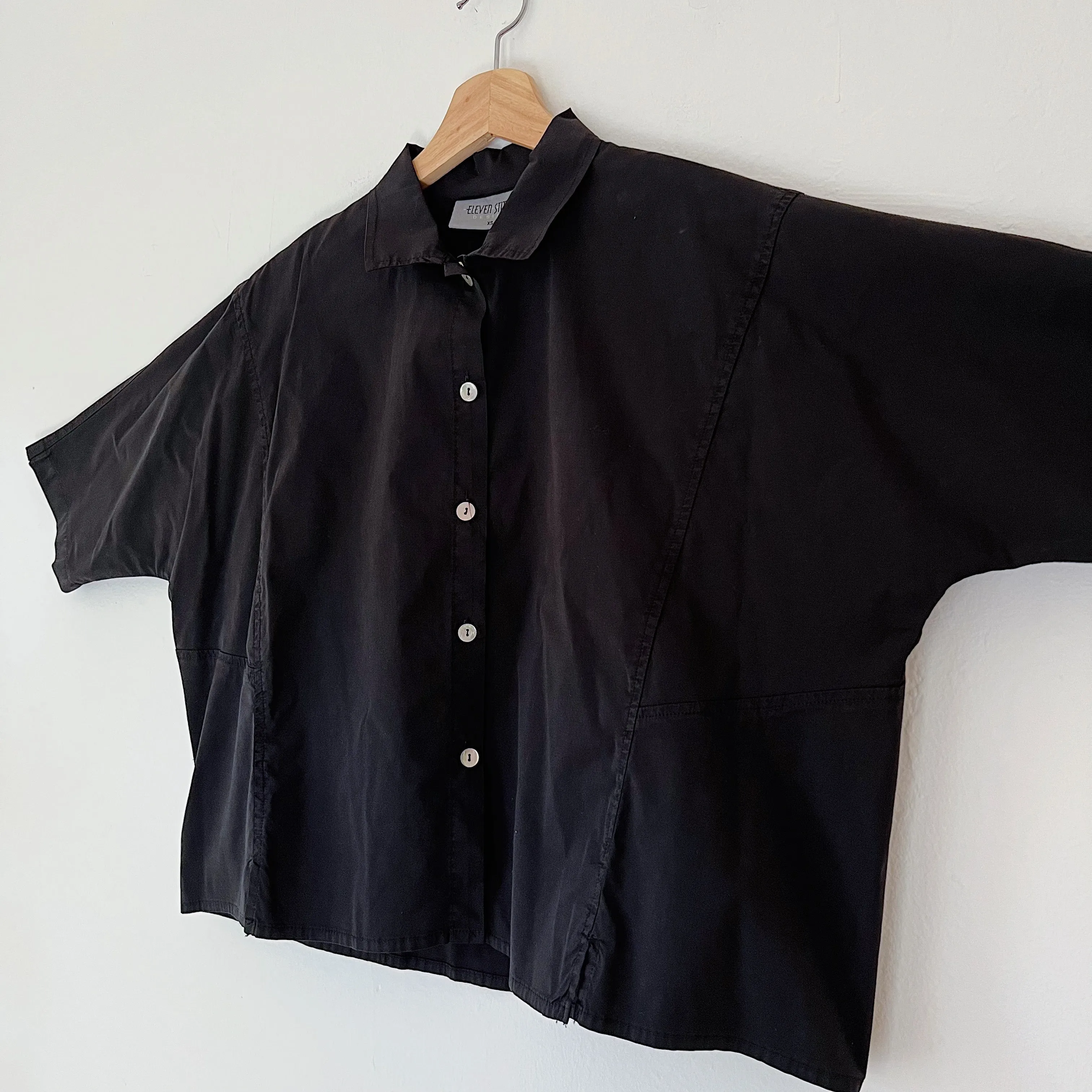 Eleven Stitch | Camp Shirt in Black