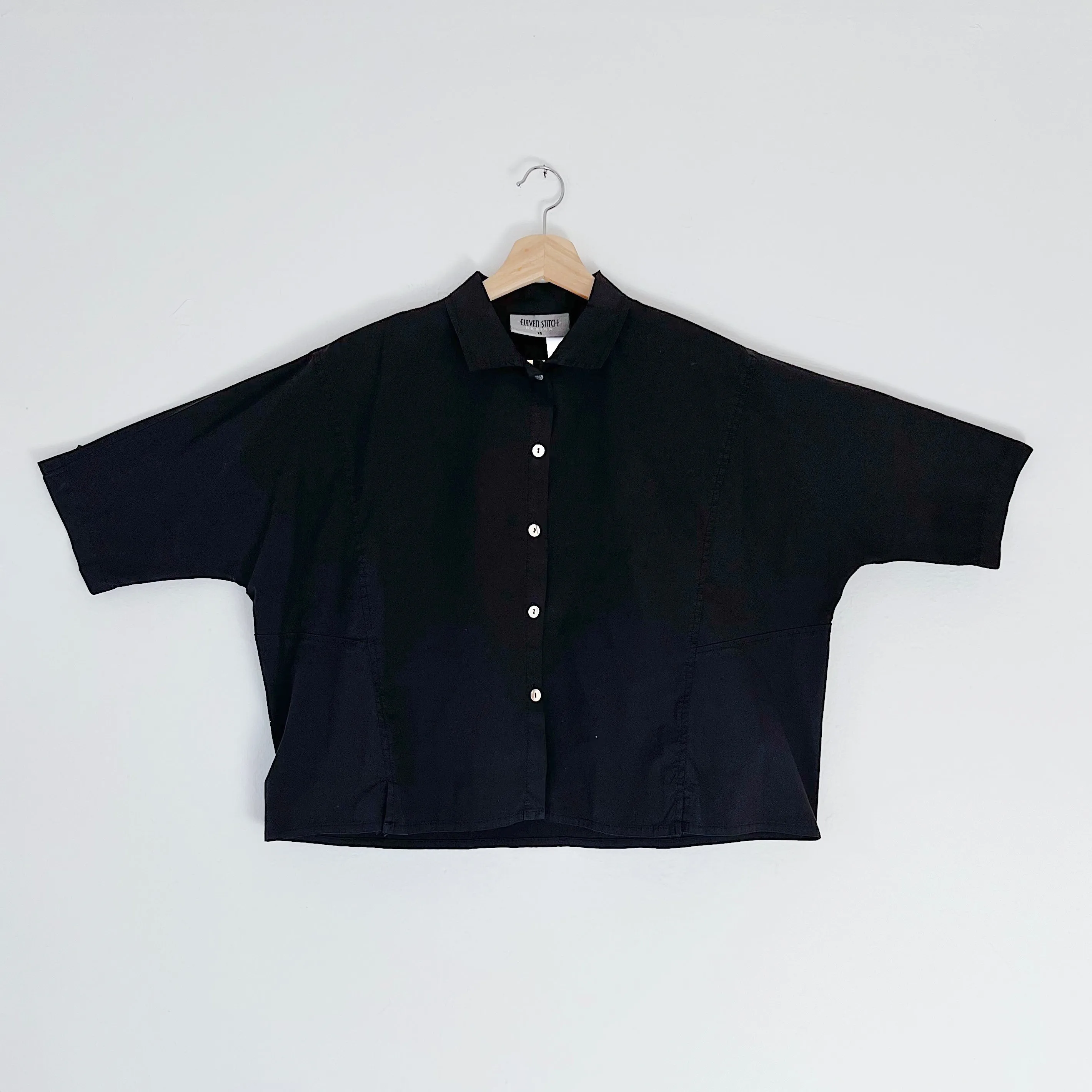 Eleven Stitch | Camp Shirt in Black