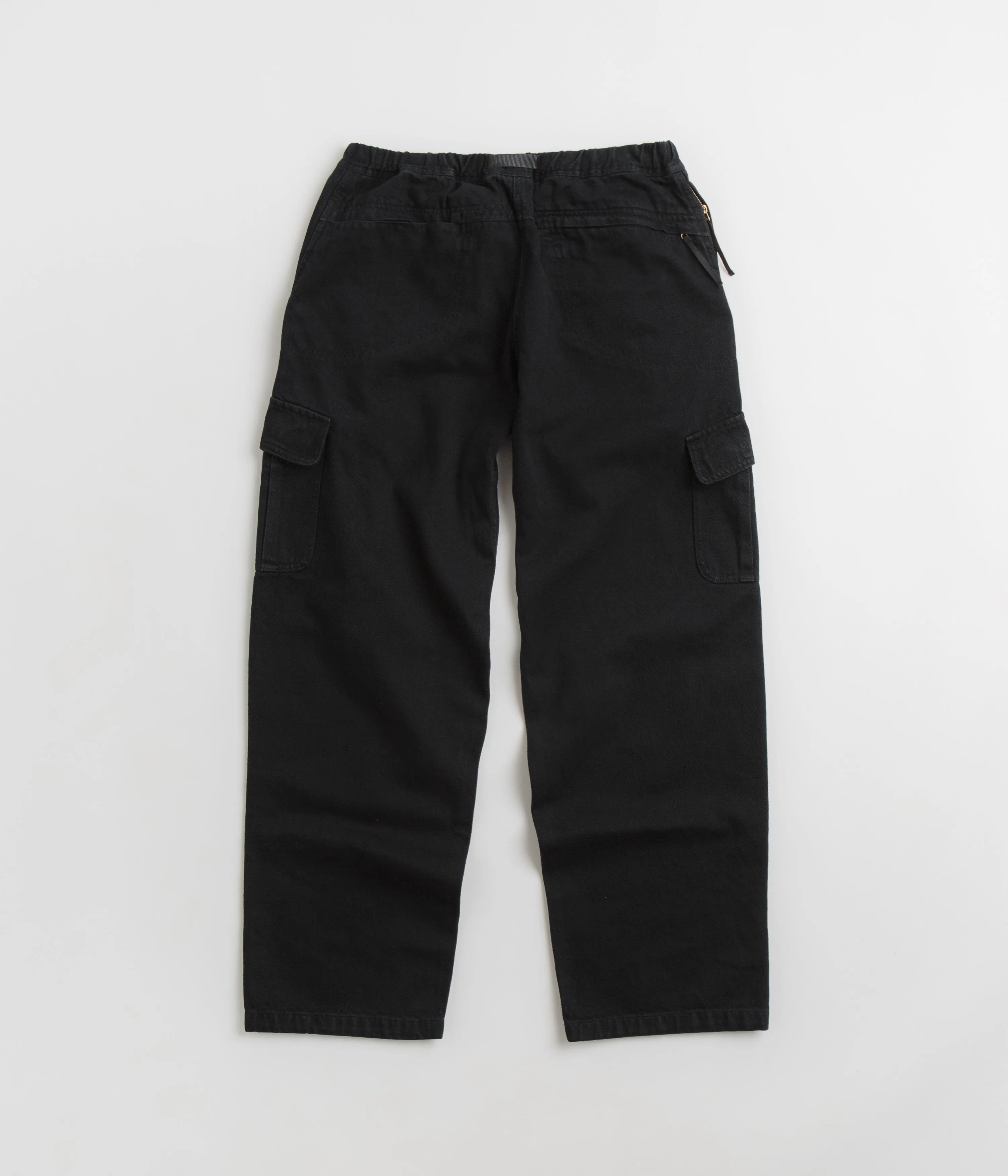 Gramicci Loose Denim Cargo Pants - True Black