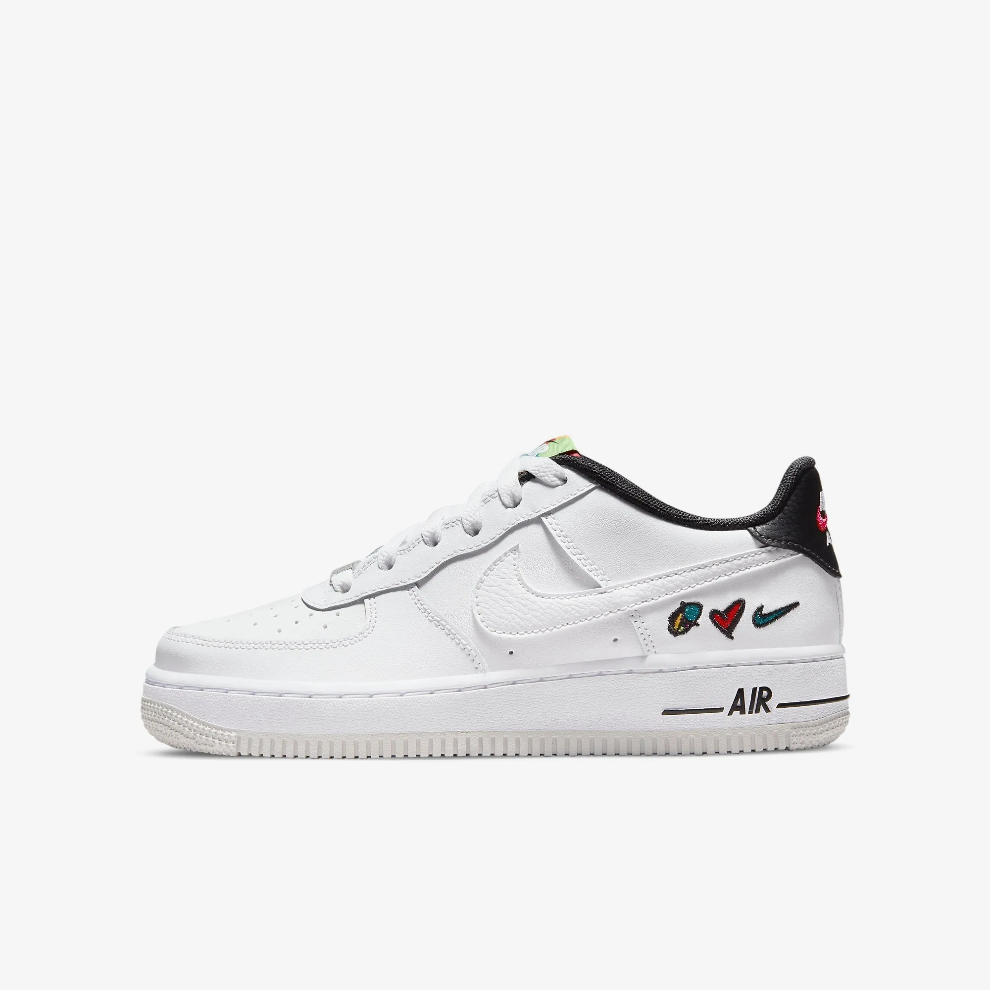 (GS) Nike Air Force 1 Low LV8 1 'Peace, Love, Swoosh' (2021) DM8154-100