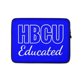 HBCU Educated Blue/White Laptop Sleeve