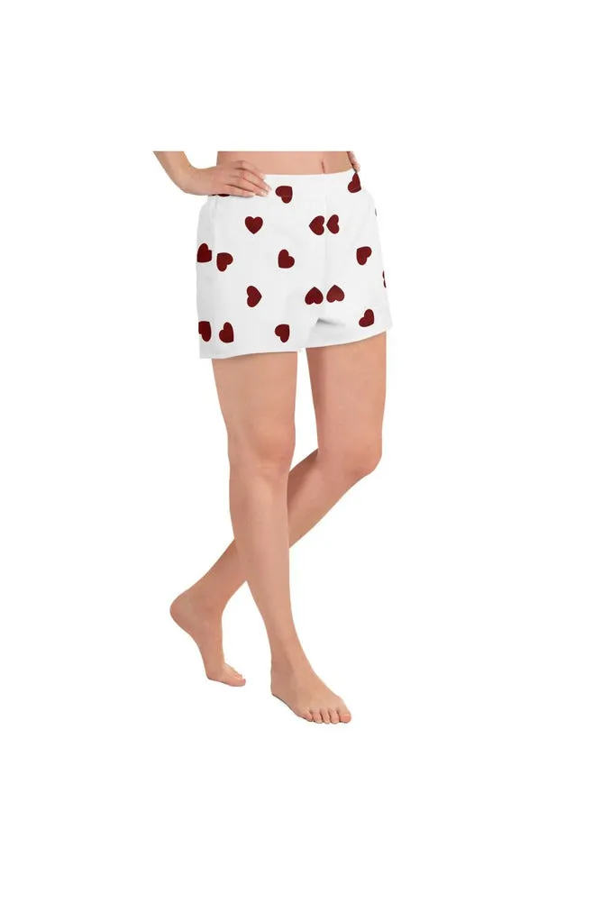 Hearts Women's Athletic Short Shorts