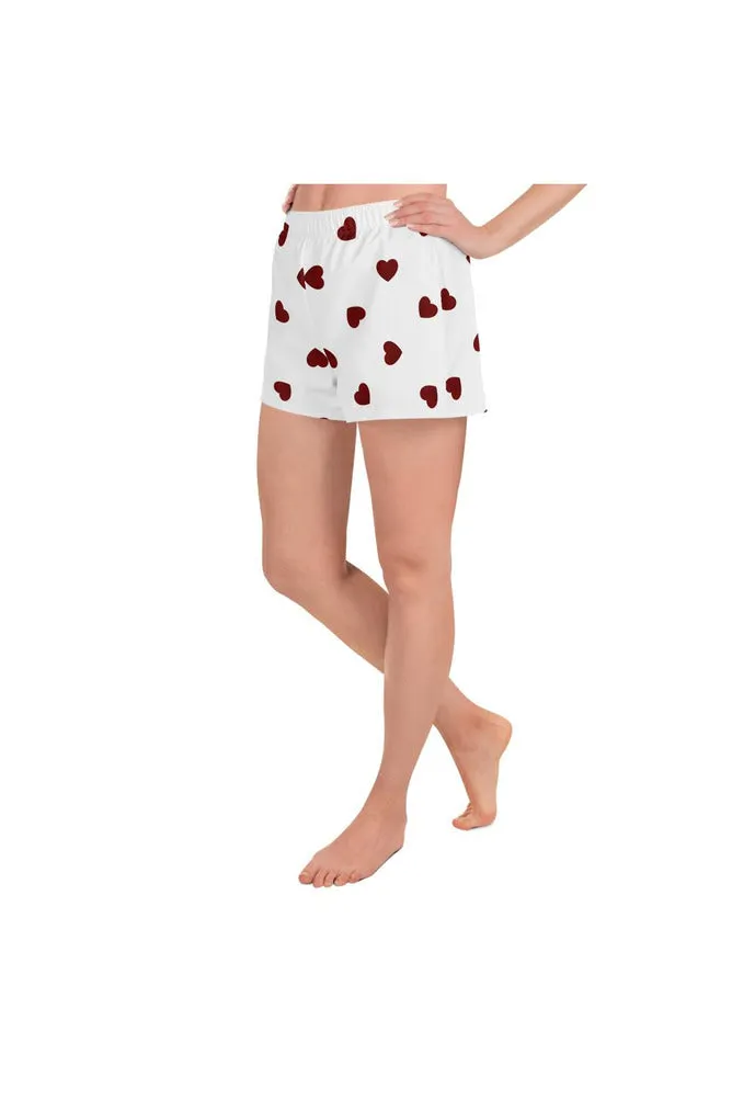 Hearts Women's Athletic Short Shorts