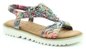 Heavenly Feet Margarita Womens Slip On Sandal