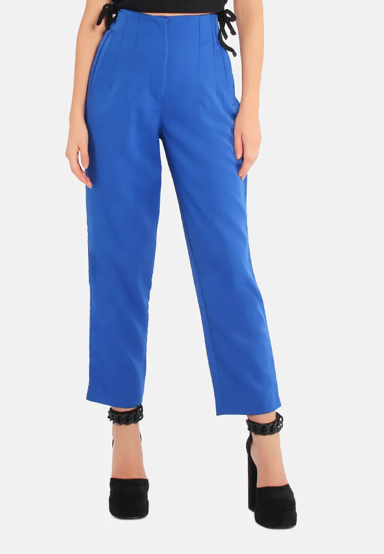 High Waist Semi Casual Trousers