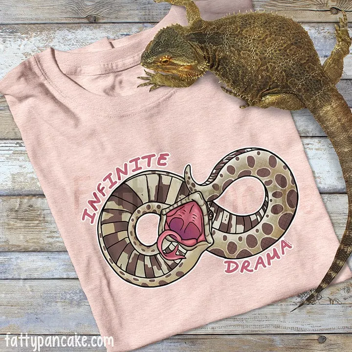 Hognose Snake Gift TShirt, Infinite Drama Silly Snake Tee