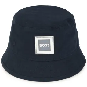 Hugo Boss Toddler Bucket Hat_ Navy J01127-849