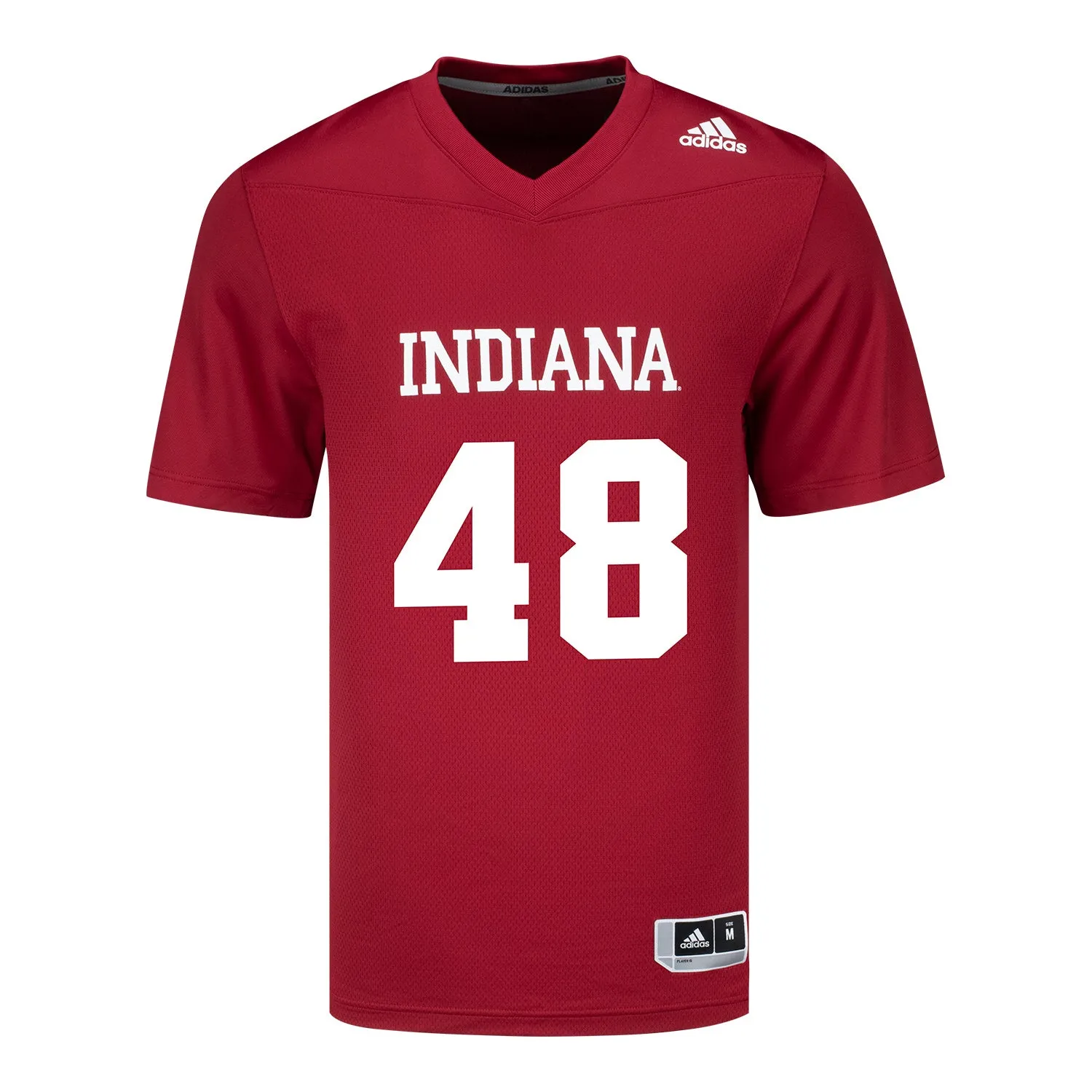 Indiana Hoosiers Adidas #48 James Bomba Crimson Student Athlete Football Jersey